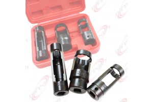 3pc Auto Diesel Oxygen Sensor 22mm/28mm Injector Socket Set BMW BENZ FORD AUDI